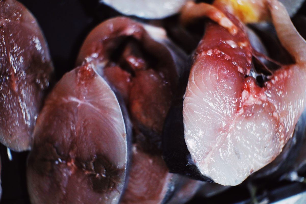 Ruby-red tuna loin